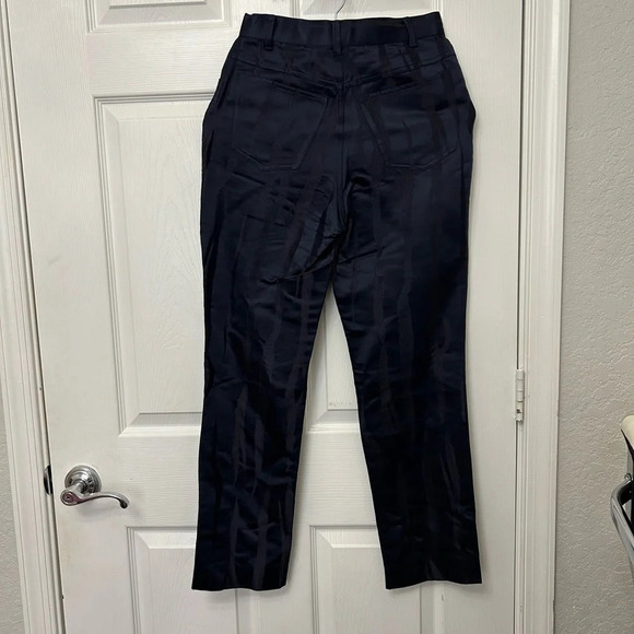 ! Valentino Jeans Silk navy blue pants size 27 - Picture 2 of 10